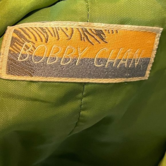 Green Silk Quilted Vest - Picture 4 of 5